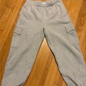 Aritzia Light Gray Cargo Joggers